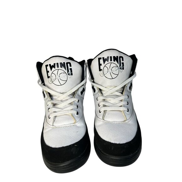 Patrick Ewing Athletics 33 Hi Sneaker Black/White/Silver Men's 7 Retro Style - Picture 3 of 16